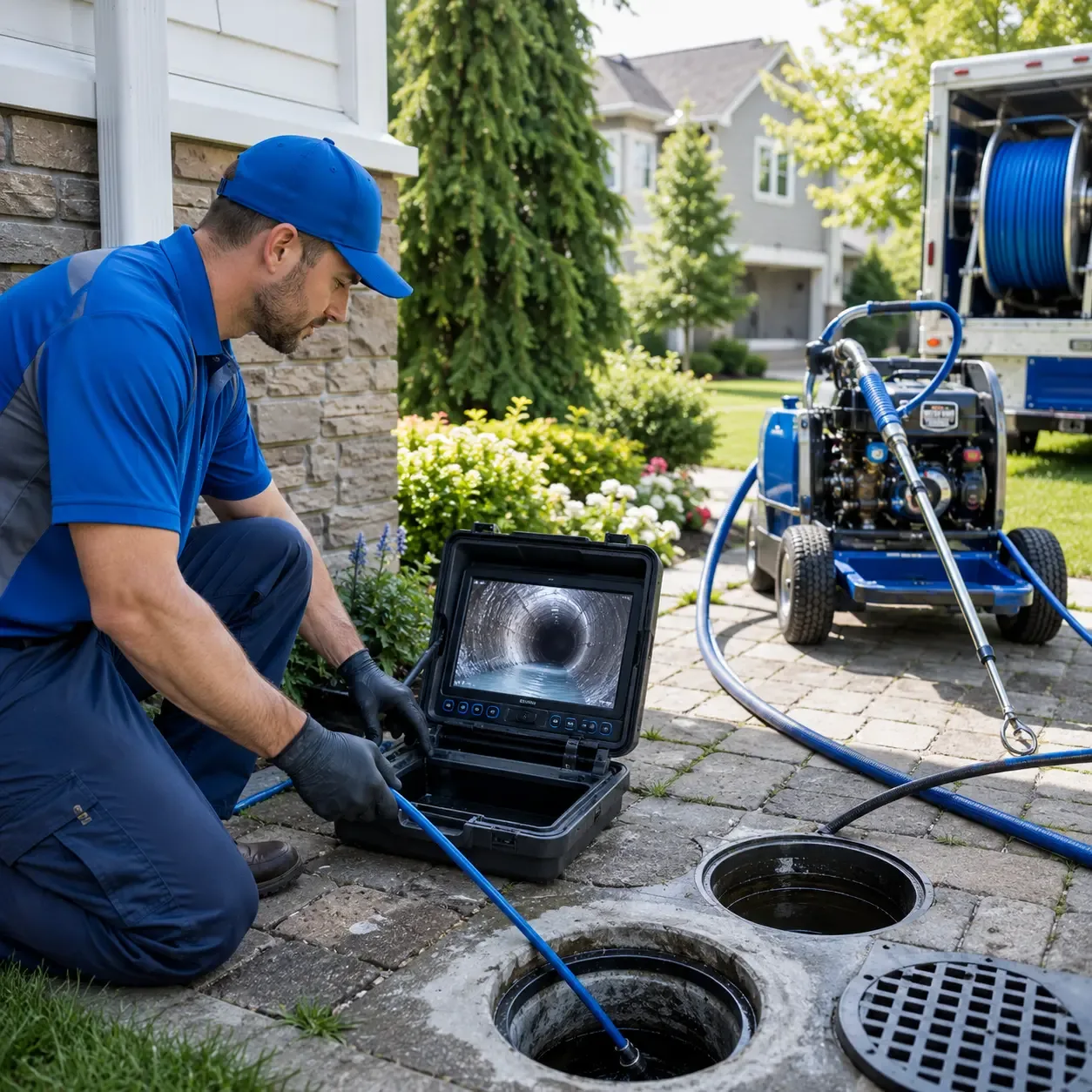 Outdoor drain cleaning professionals serving Kohler, WI